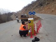 نقطه حادثه‌خیز «آبسرده – عزیزآباد» ایمن‌سازی و آشکارسازی شد