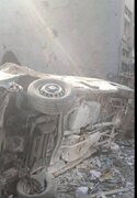 حمله رژیم صهیونیستی و آمریکا به آمبولانس هلال احمر شهرستان لار
