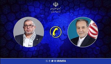 رایزنی یک عضو ارشد حماس با عراقچی در مورد تجاوز آمریکا واسرائیل به ایران