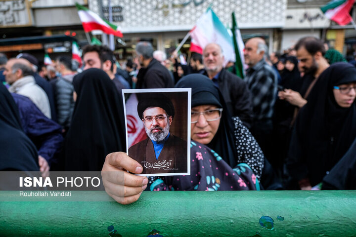 مراسم تشییع «علی لاریجانی»، «غلامرضا سلیمانی» و قهرمانان «ناو دنا»