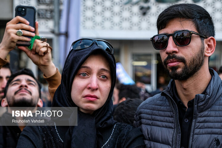 مراسم تشییع «علی لاریجانی»، «غلامرضا سلیمانی» و قهرمانان «ناو دنا»
