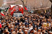 ببینید | تشییع پیکر پاک شهیدان سردار غلام‌رضا سلیمانی و سردار بهمن بهرامی در فارسان