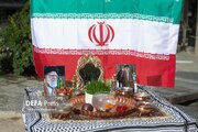 تصاویری متفاوت از گلزار شهدا در هنگام تحویل سال 1405