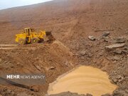 انسداد این آزادراه به دلیل حمله هوایی