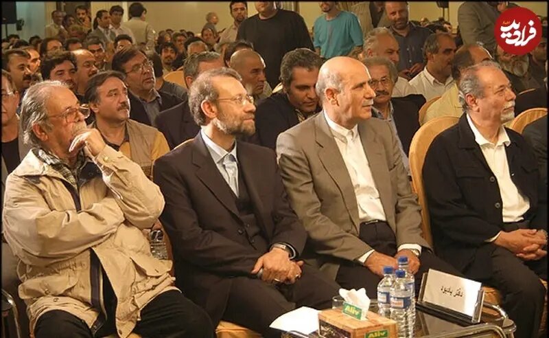 عکس| تصویری از شهید علی لاریجانی در کنار علی نصیریان و محمدعلی کشاورز در سال ۱۳۸۴
