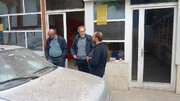 بازدید رئیس سازمان سینمایی از ساختمان مرکز گسترش/ در پی حمله موشکی به میدان قندی