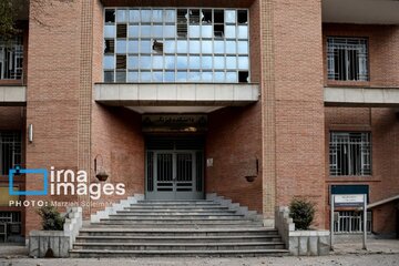 تصاویری از تخریب دانشگاه علم و صنعت تهران در پی حمله آمریکا و اسرائیل