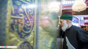 ببینید | حضور خادمان حرم مطهر امام حسین (ع) در مزار شهدای مدرسه میناب