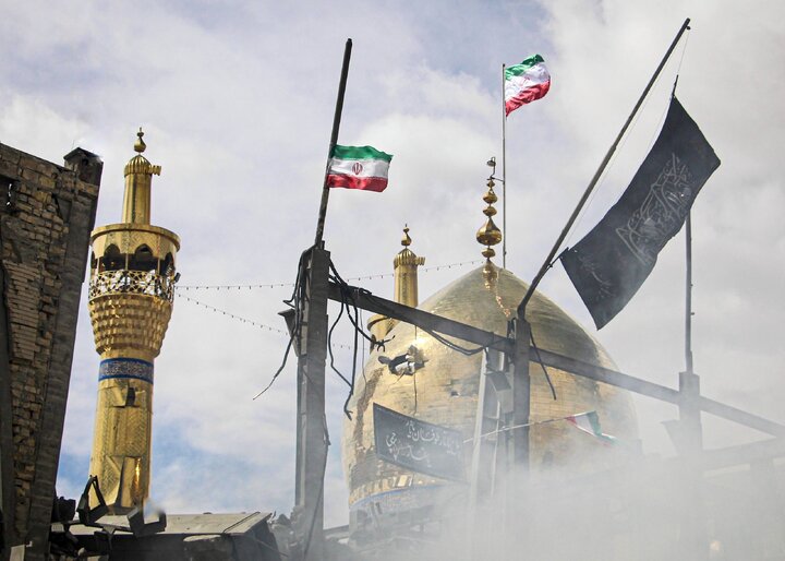 گزارش تصویری حمله دشمن صهیونی _ آمریکایی به حسینیه اعظم زنجان