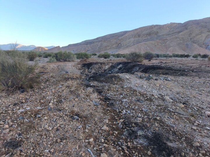 تصاویر F۳۵ منهدم شده آمریکایی در آسمان مرکزی ایران