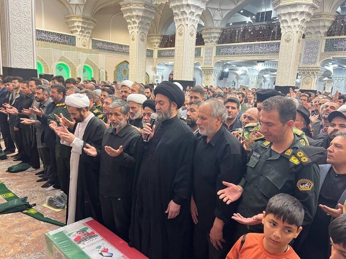 وداع باشکوه اردبیلی ها با پیکر پاک شهید امنیت