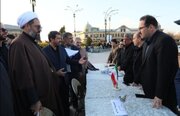 حضور نماینده ولی فقیه و استاندار همدان در میز خدمت اقتصادی