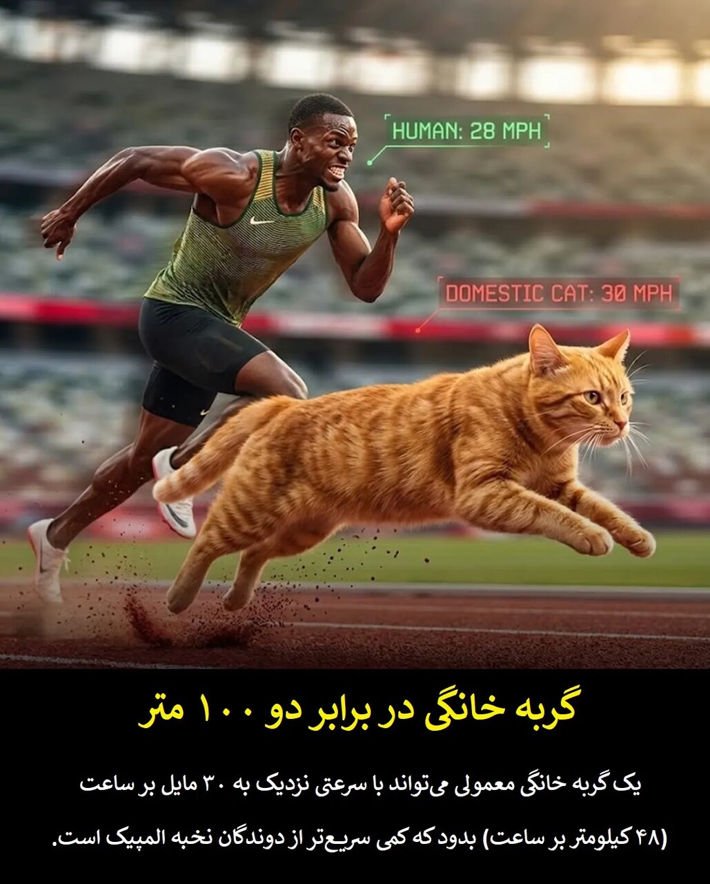 چرا قهرمانان المپیک در برابر حیوانات معمولی شانسی ندارند؟