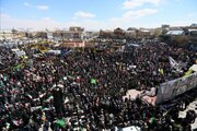 مراسم چهلمین روز شهادت قائد شهید حضرت آیت‌الله امام خامنه‌ای در همدان