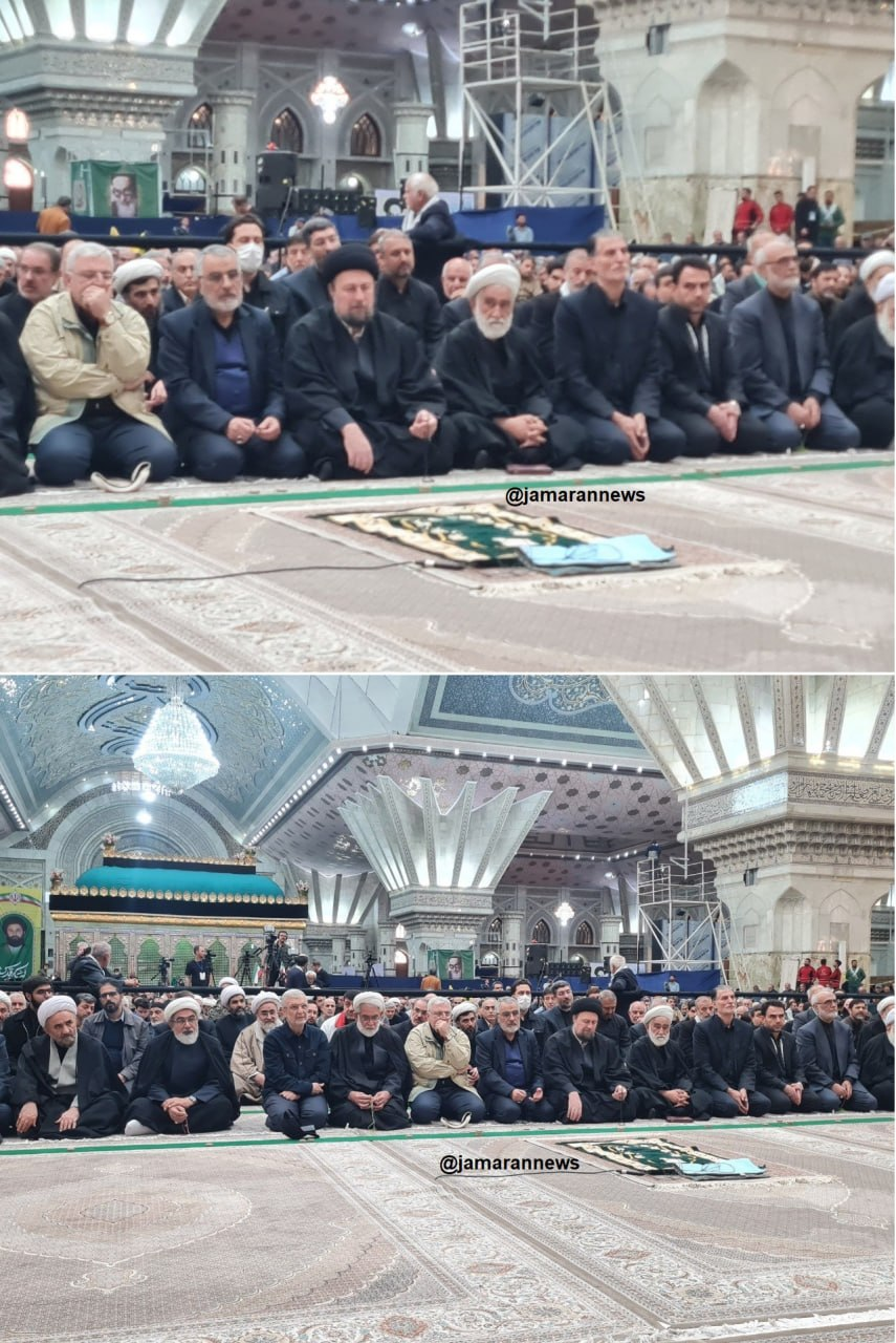 سیدحسن خمینی به نماز جمعه رفت +عکس