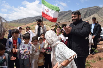 کاروان فرهنگی پیک امید کانون پرورش فکری مهمان کودکان عشایری دره باغ  پلدختر