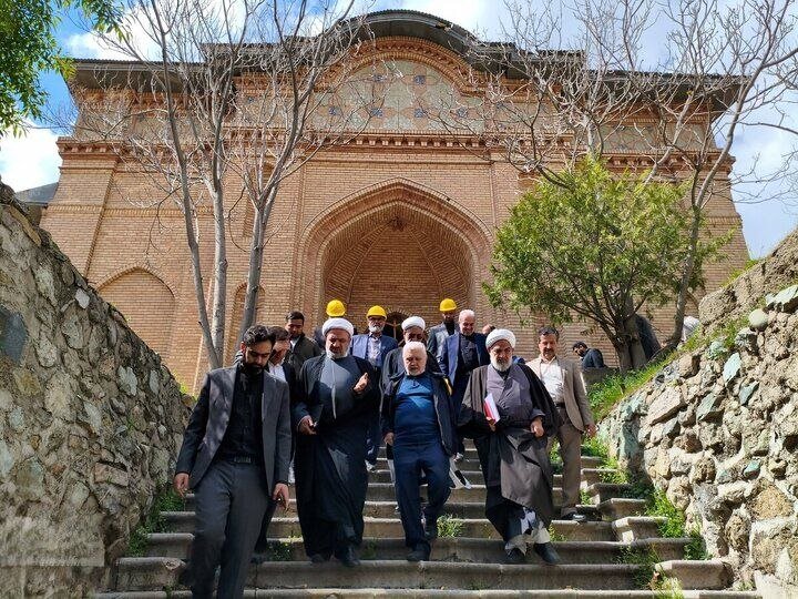 بازدید اعضای کمیسیون فرهنگی مجلس در خرابیهای کاخ سعدآباد/ آقاتهرانی و رسایی هم بودند + عکس