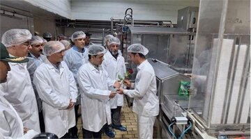 بازدید مدیرکل کار لرستان از کارخانه شیر خرم آباد /  تقدیر از نلاشهای کارگران و پرسنل