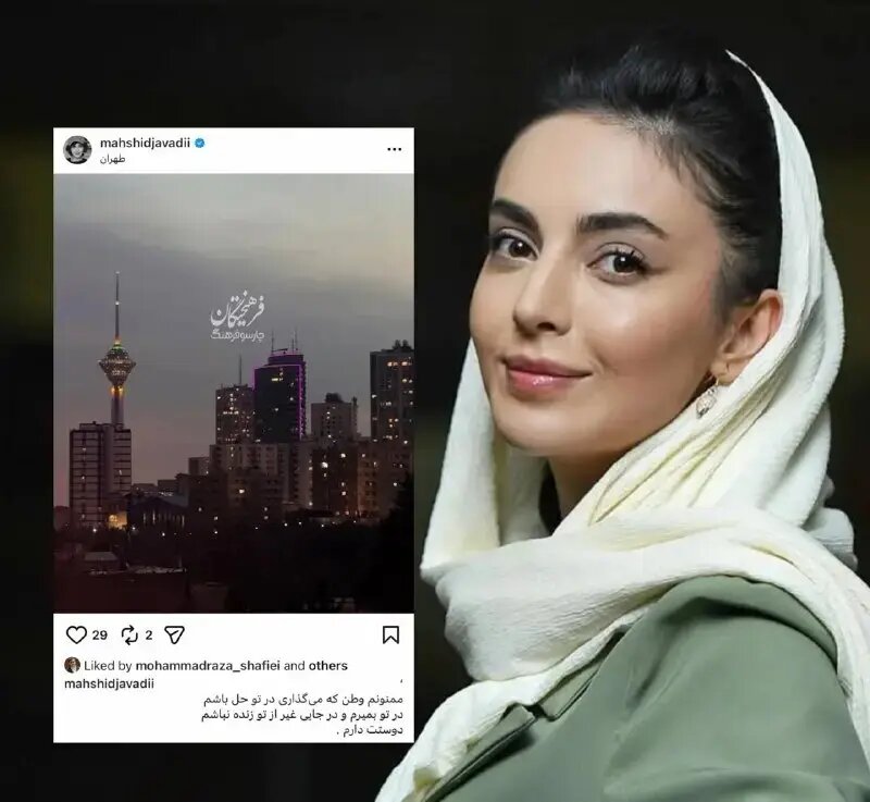 پُست وطنپرستانه بازیگر سریال «بچه مهندس» 6546
