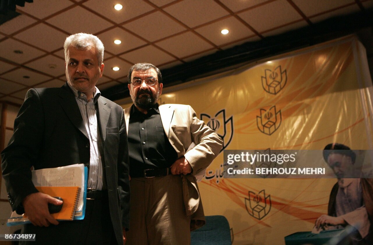 عکس | تصویر خبرگزاری خارجی از محسن رضایی در انتخابات سال ۸۸ در کنار دانش‌جعفری