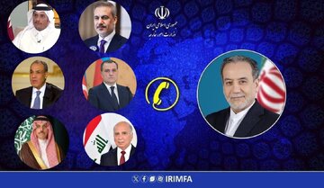 تماس عراقچی با وزرای خارجه کشورهای منطقه