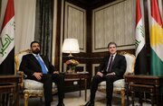 «نیچیروان بارزانی» در دیدار با «علی الزیدی» وضعیت سیاسی عراق را بررسی کردند/ تأکید بر تقویت گفت‌وگو میان گروه‌های سیاسی با هدف تشکیل کابینه جدید دولت