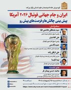 پیش بینی چالش ها و فرصت های جام جهانی فوتبال ۲۰۲۶ آمریکا / هاشمی طبا و کفاشیان در باره جام جهانی فوتبال آمریکا چه می گویند؟