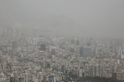 گردوغبار عراق تا چهارشنبه مهمان زنجان