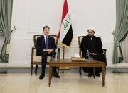 «نیچیروان بارزانی» و «قیس الخزعلی» وضعیت سیاسی عراق و آخرین اتفاقات منطقه را بررسی کردند