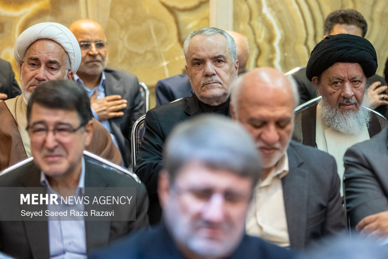 مراسم گرامیداشت شهید علی لاریجانی و فرزندش شهید مرتضی لاریجانی