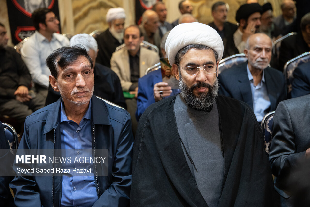 مراسم گرامیداشت شهید علی لاریجانی و فرزندش شهید مرتضی لاریجانی