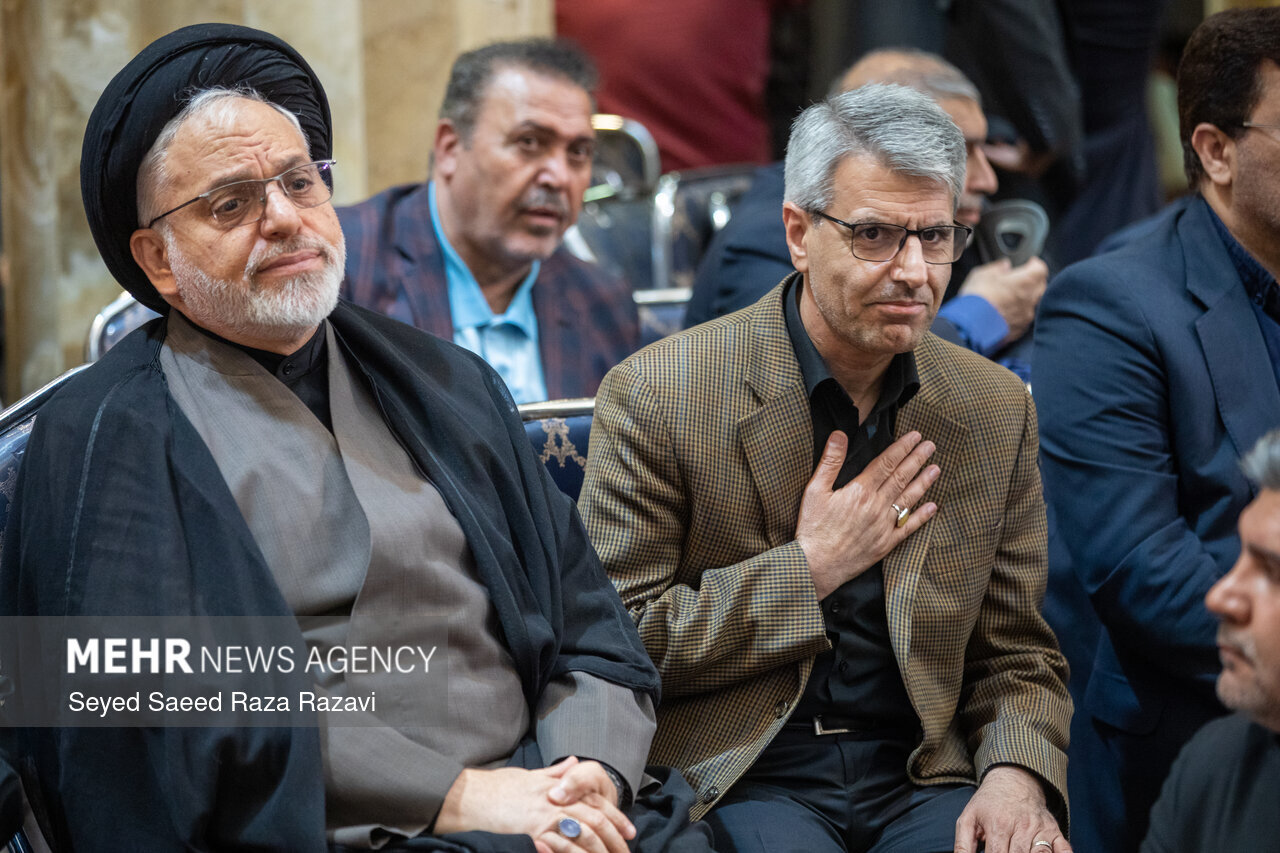 مراسم گرامیداشت شهید علی لاریجانی و فرزندش شهید مرتضی لاریجانی