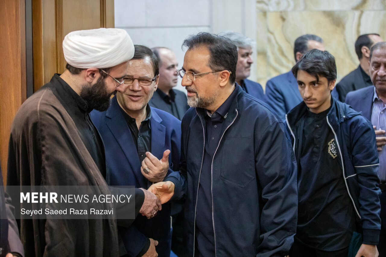 مراسم گرامیداشت شهید علی لاریجانی و فرزندش شهید مرتضی لاریجانی
