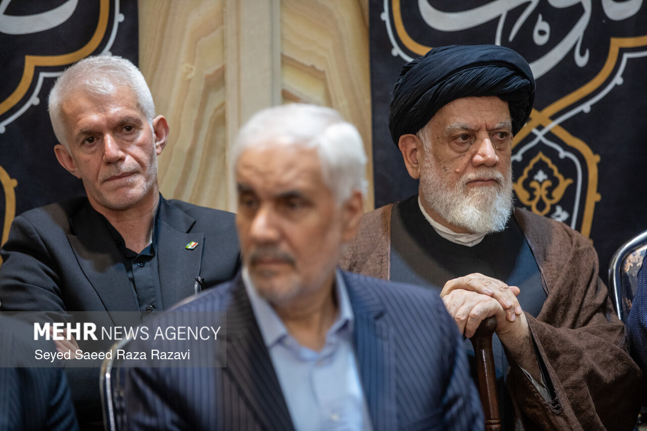 مراسم گرامیداشت شهید علی لاریجانی و فرزندش شهید مرتضی لاریجانی