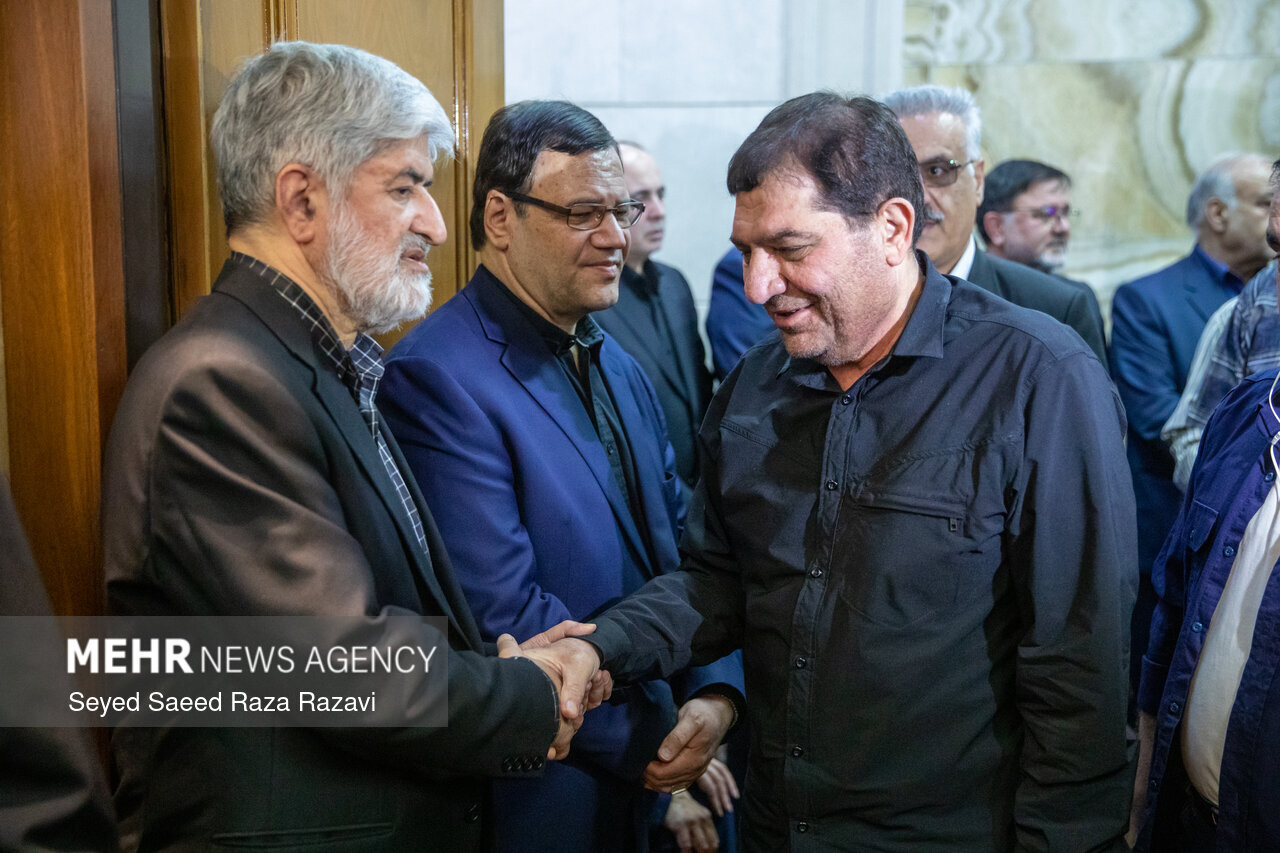 مراسم گرامیداشت شهید علی لاریجانی و فرزندش شهید مرتضی لاریجانی