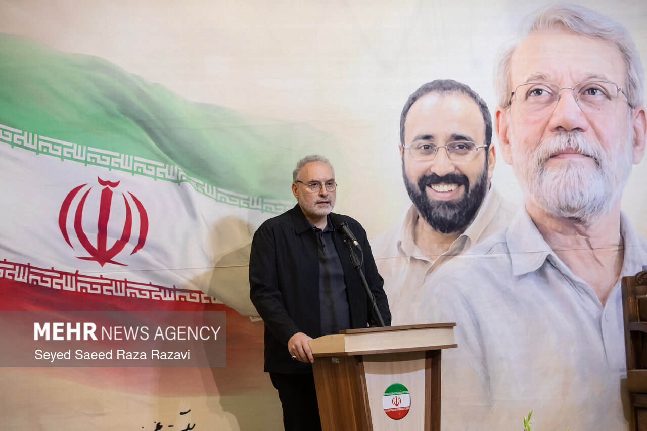 مراسم گرامیداشت شهید علی لاریجانی و فرزندش شهید مرتضی لاریجانی