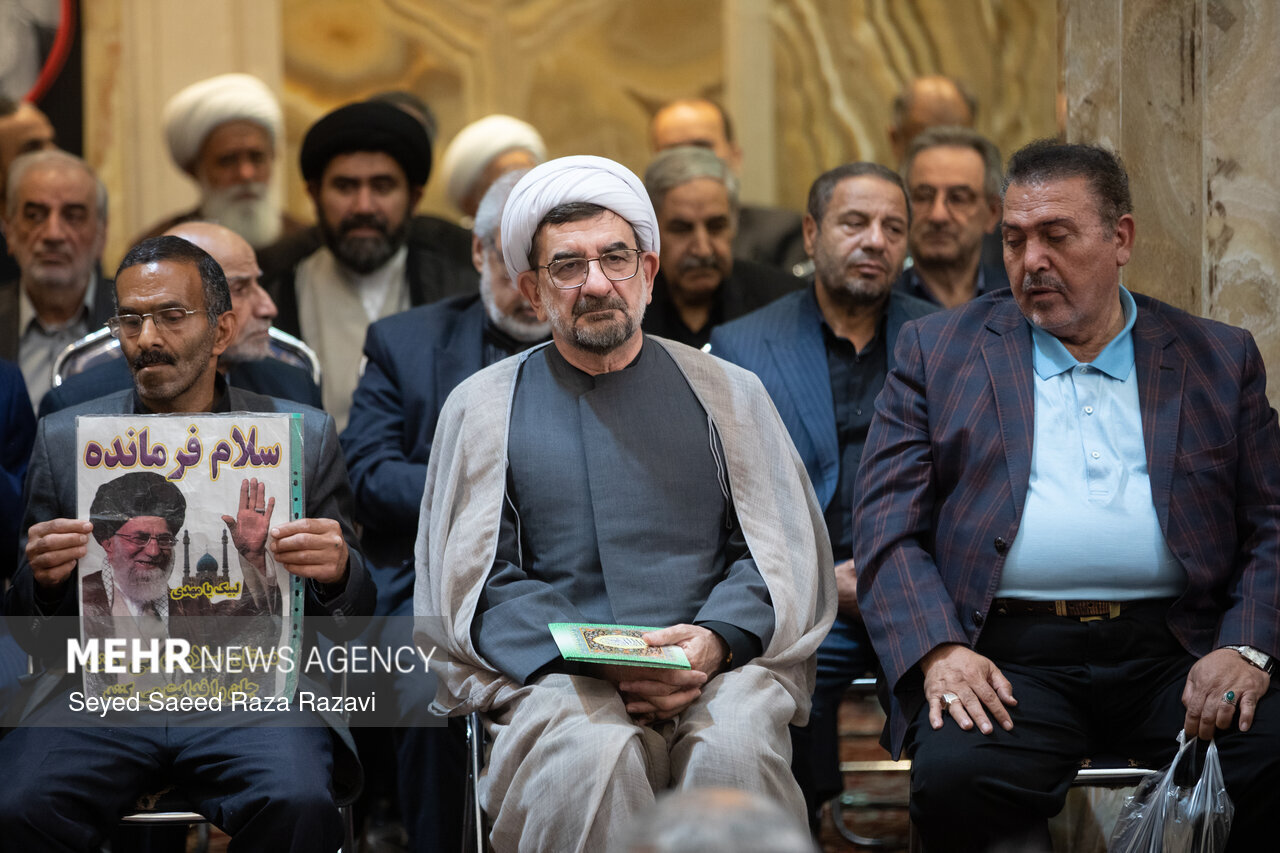 مراسم گرامیداشت شهید علی لاریجانی و فرزندش شهید مرتضی لاریجانی