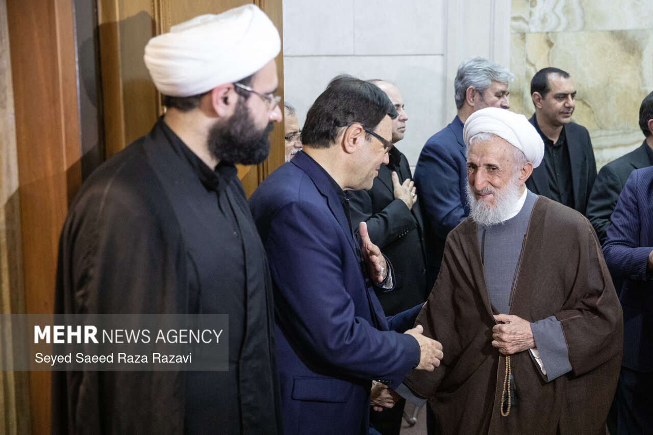مراسم گرامیداشت شهید علی لاریجانی و فرزندش شهید مرتضی لاریجانی