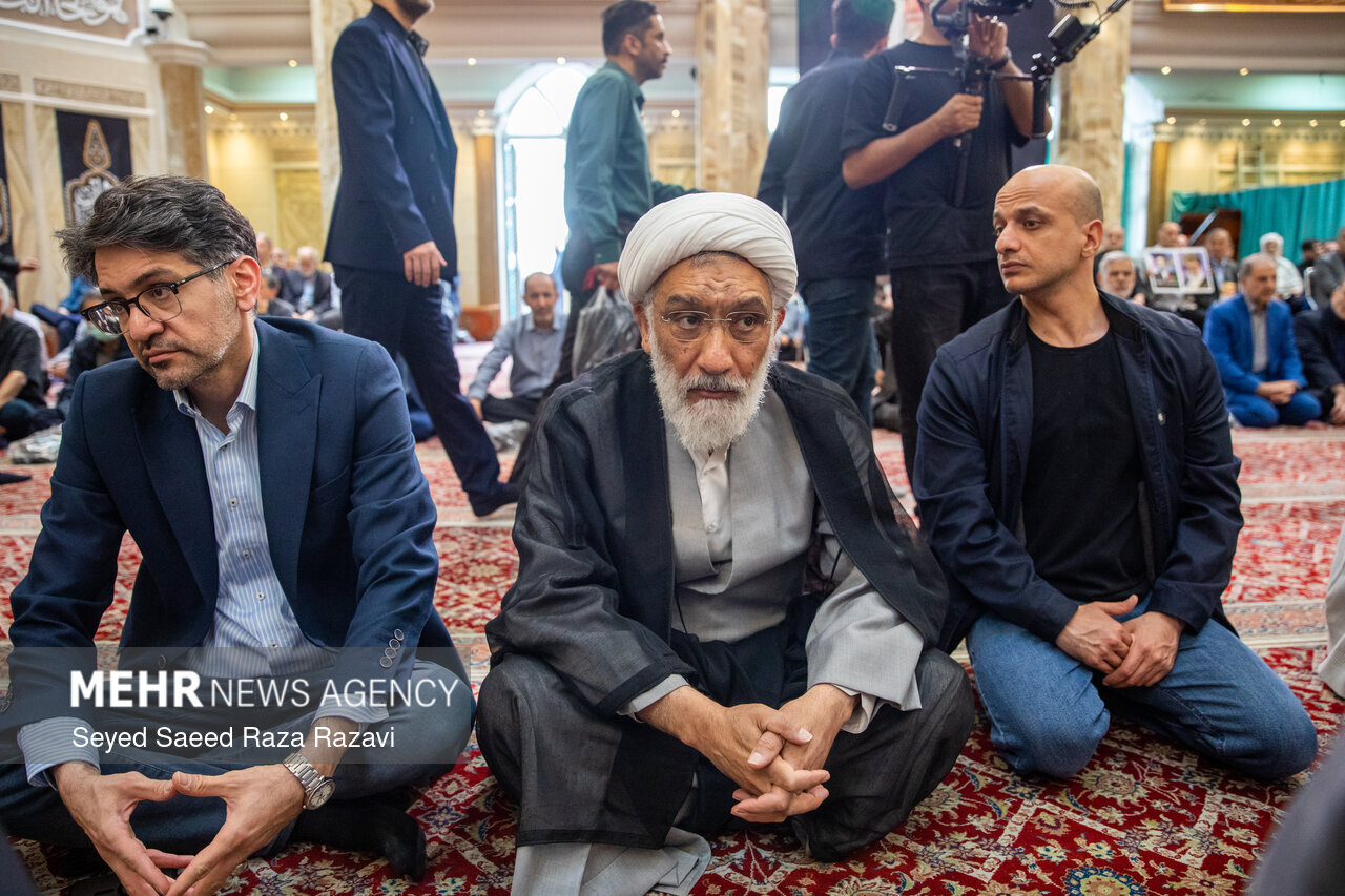 مراسم گرامیداشت شهید علی لاریجانی و فرزندش شهید مرتضی لاریجانی