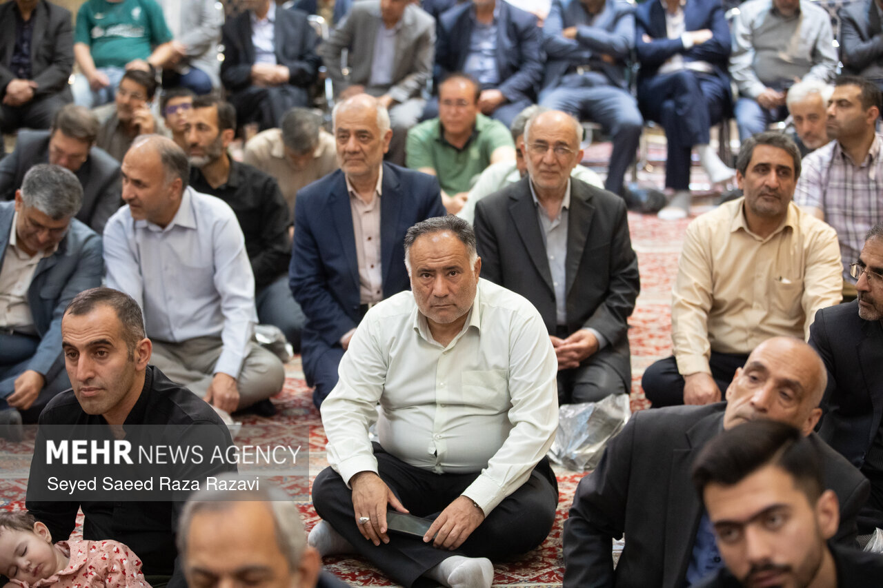 مراسم گرامیداشت شهید علی لاریجانی و فرزندش شهید مرتضی لاریجانی
