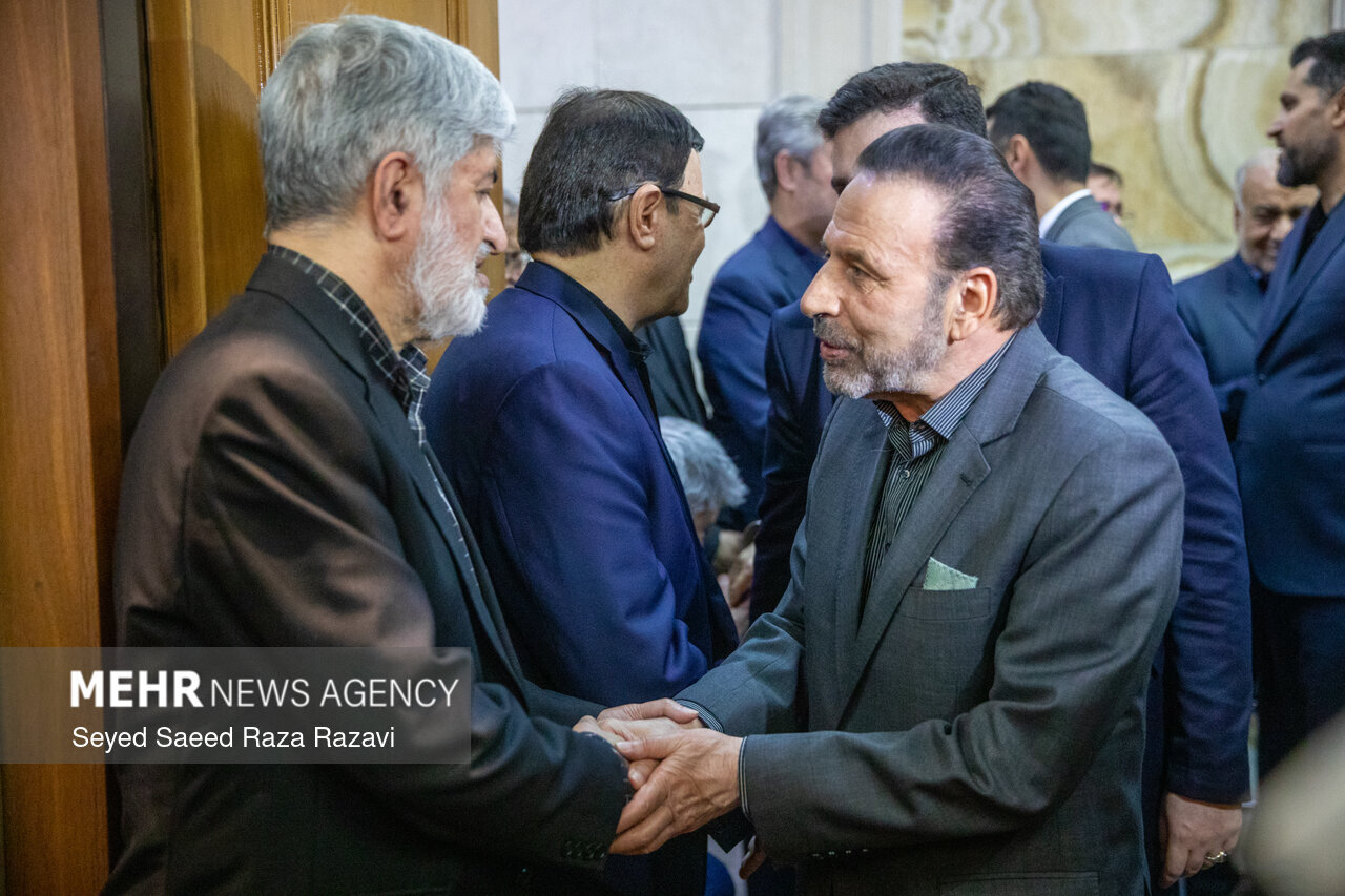 مراسم گرامیداشت شهید علی لاریجانی و فرزندش شهید مرتضی لاریجانی