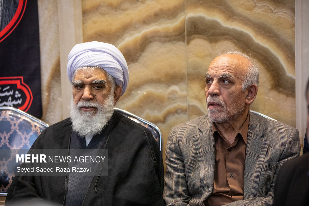 مراسم گرامیداشت شهید علی لاریجانی و فرزندش شهید مرتضی لاریجانی