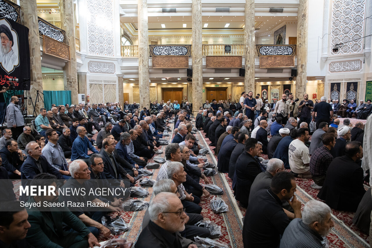 مراسم گرامیداشت شهید علی لاریجانی و فرزندش شهید مرتضی لاریجانی