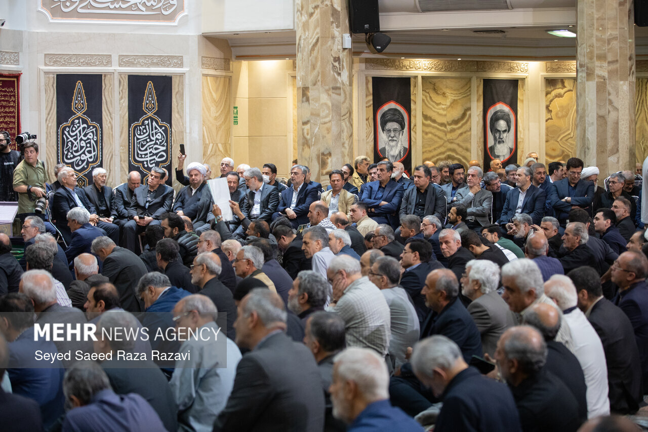 مراسم گرامیداشت شهید علی لاریجانی و فرزندش شهید مرتضی لاریجانی