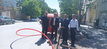 بازدید مدیر مخابرات منطقه کرمانشاه از اجرای پروژه FTTH در شهرک الهیه