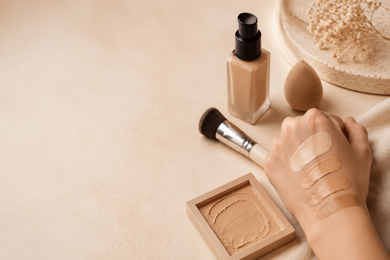 چگونه کاور کرم پودر را بالا ببریم؟ ۴ روش آرایشگرهای حرفه ای