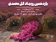 برگزاری یازدهمین رویداد فرهنگی–گردشگری گل محمدی در فرخد