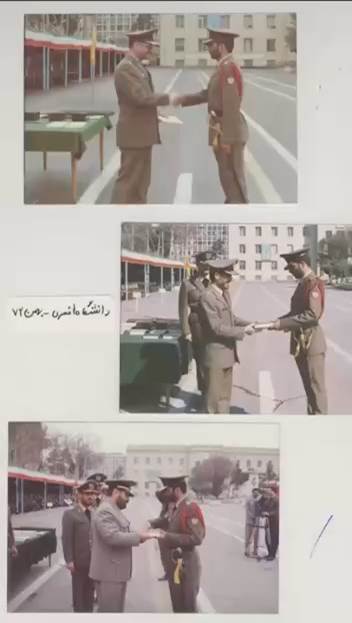 عکس هایی از دوران دانشکده افسری امیر عبدالرحیم موسوی