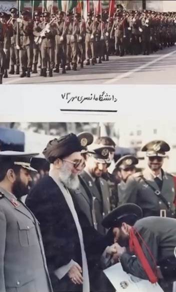 عکس هایی از دوران دانشکده افسری امیر عبدالرحیم موسوی
