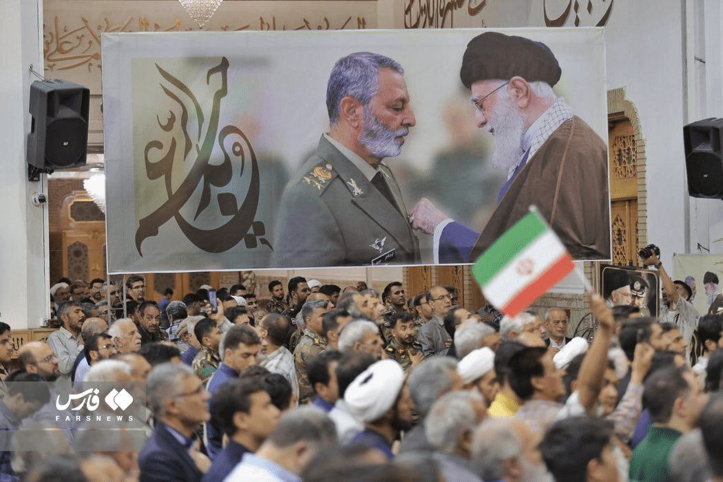 مراسم اربعین شهید سپهبد موسوی رئیس ستاد کل نیروهای مسلح +تصویر